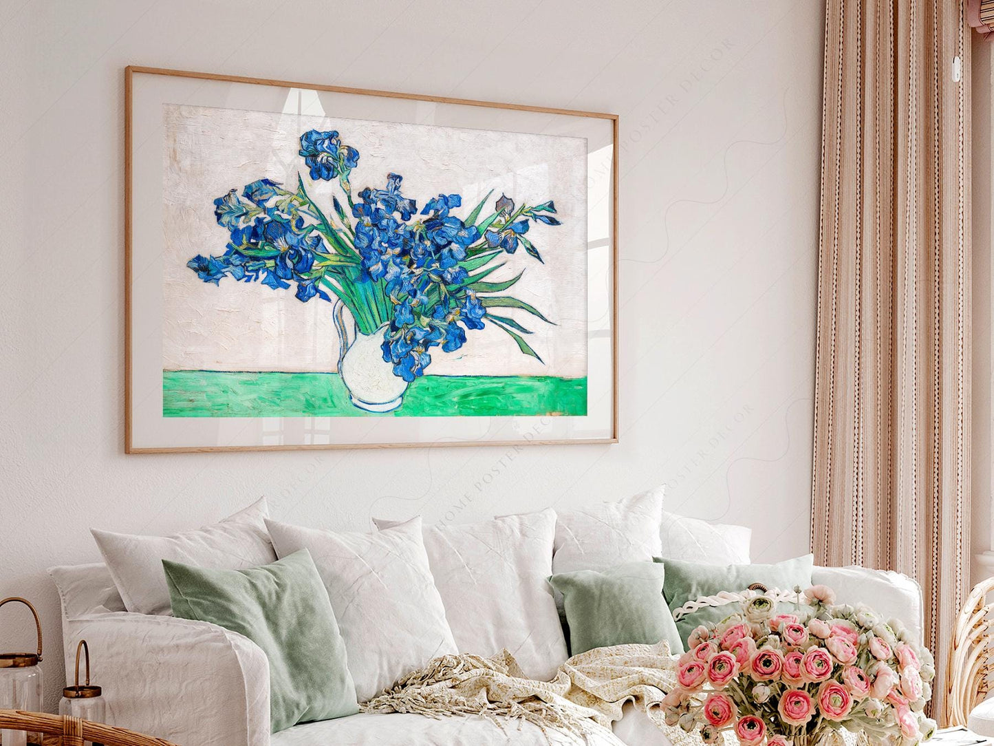 Vincent van Gogh Irises Art Print – Famous Painting – archival paper art print