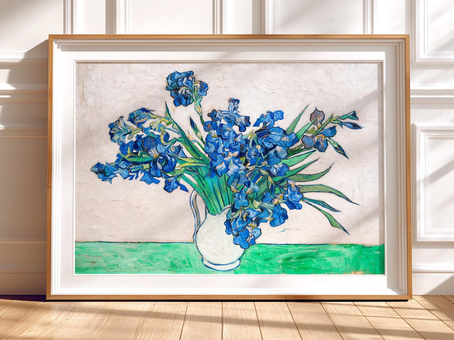 Vincent van Gogh Irises Art Print – Famous Painting – gallery wall art poster