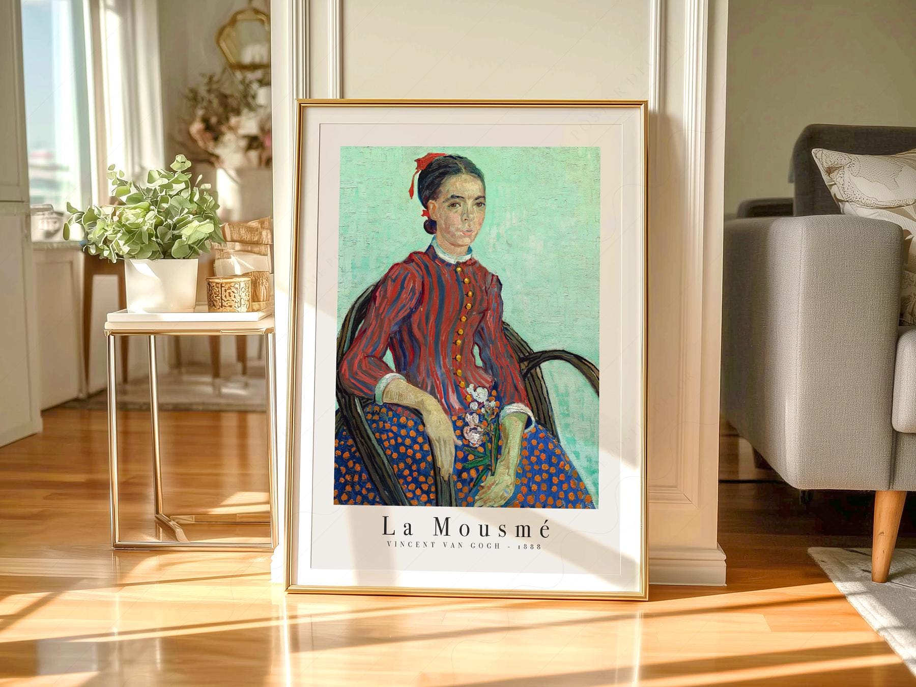 Vincent van Gogh La Mousmé Art Print – Famous Painting – museum quality art print