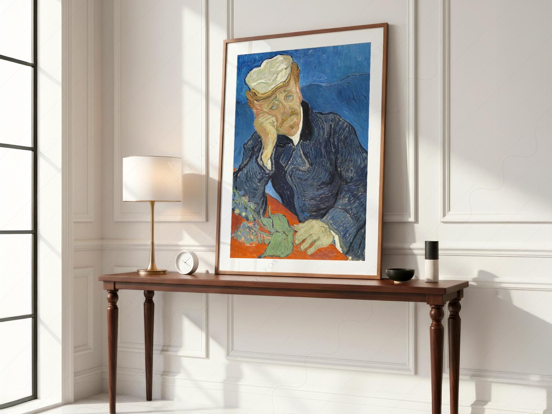 Vincent Van Gogh Portrait of Dr. Gachet Print – Famous – fine art print wall decor
