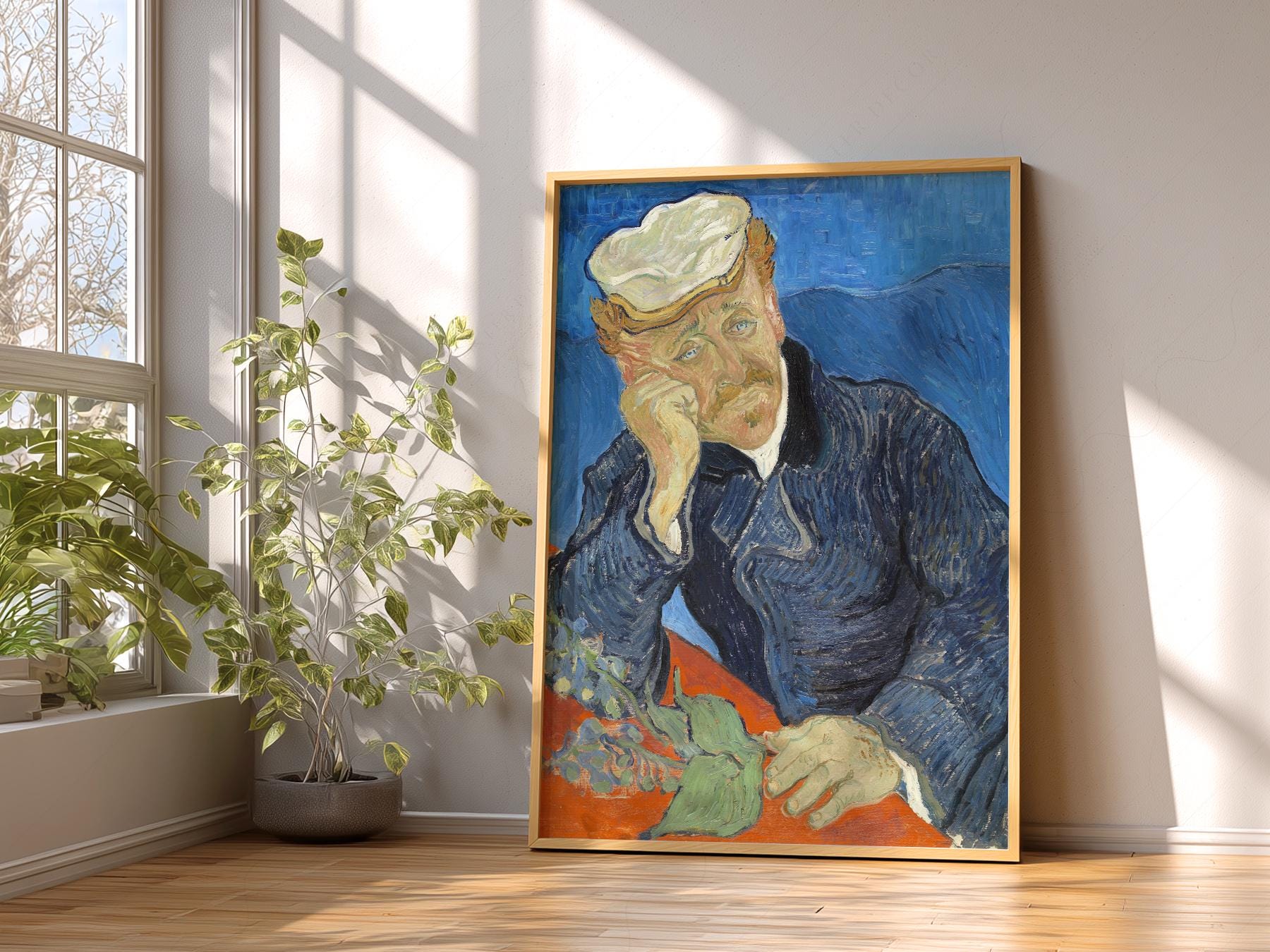 Vincent Van Gogh Portrait of Dr. Gachet Print – Famous – classic art print reproduction