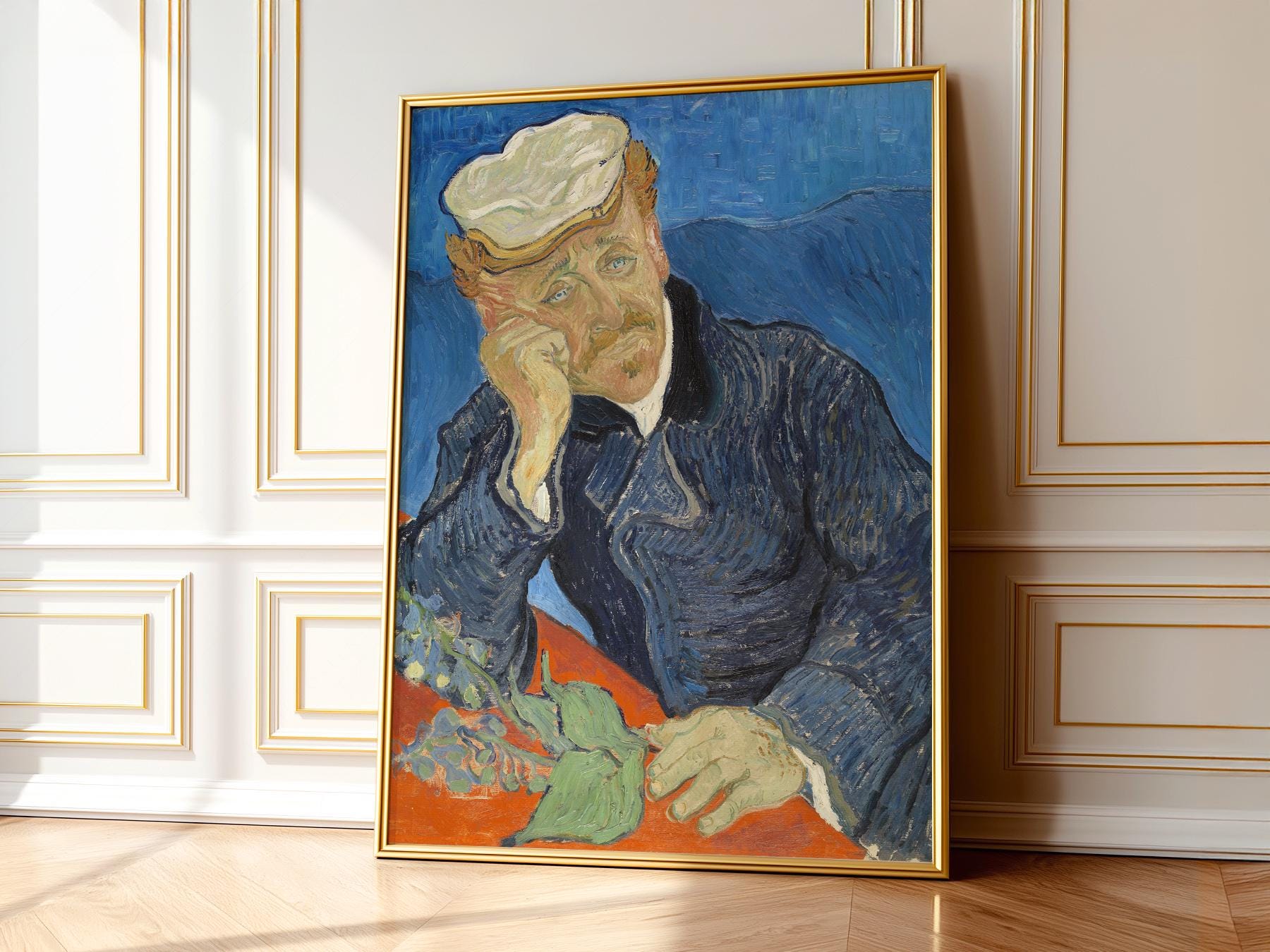 Vincent Van Gogh Portrait of Dr. Gachet Print – Famous – exhibition poster wall art