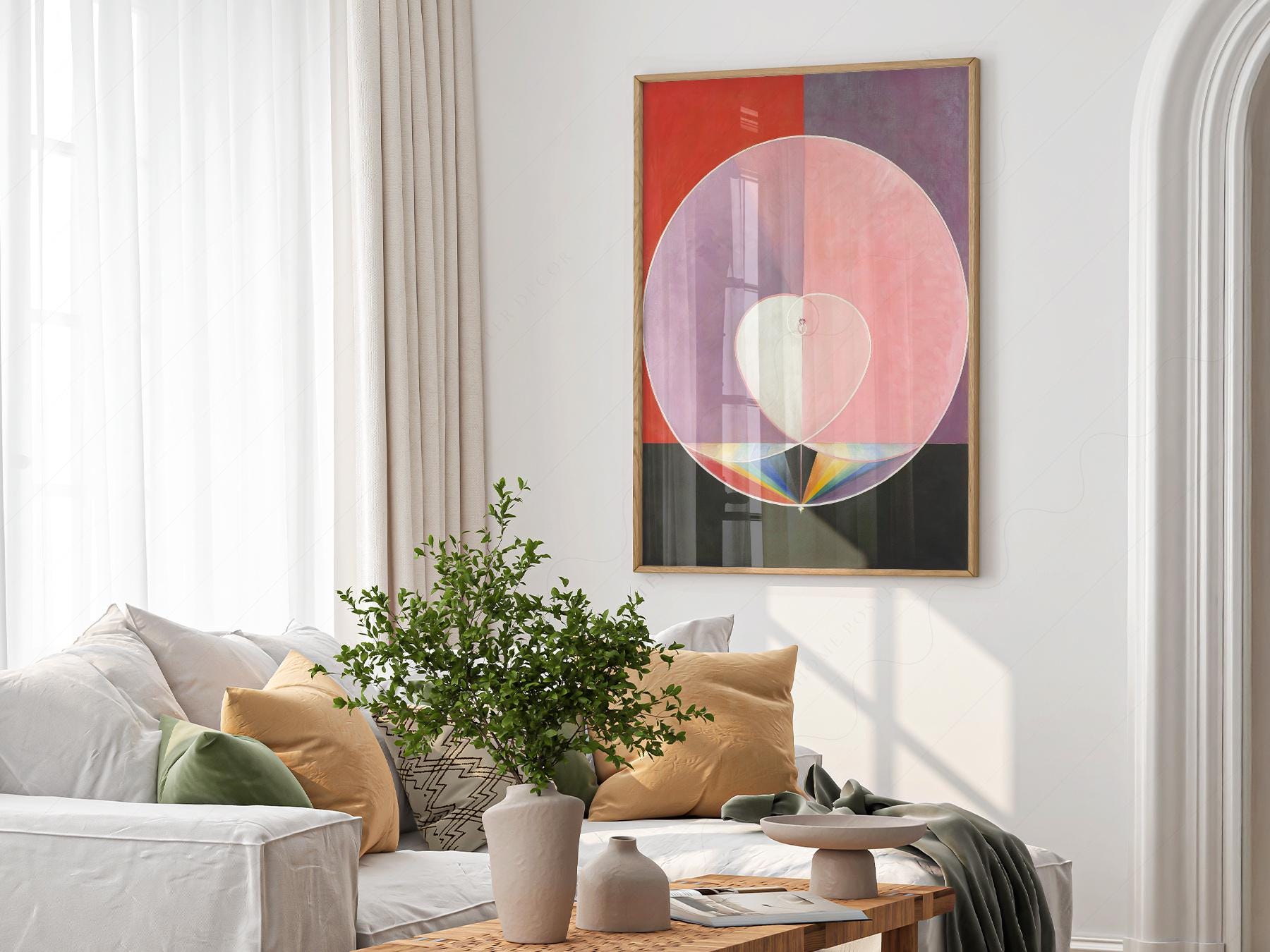 Hilma af Klint Doves No. 2 Art Print – Abstract – exhibition poster wall art