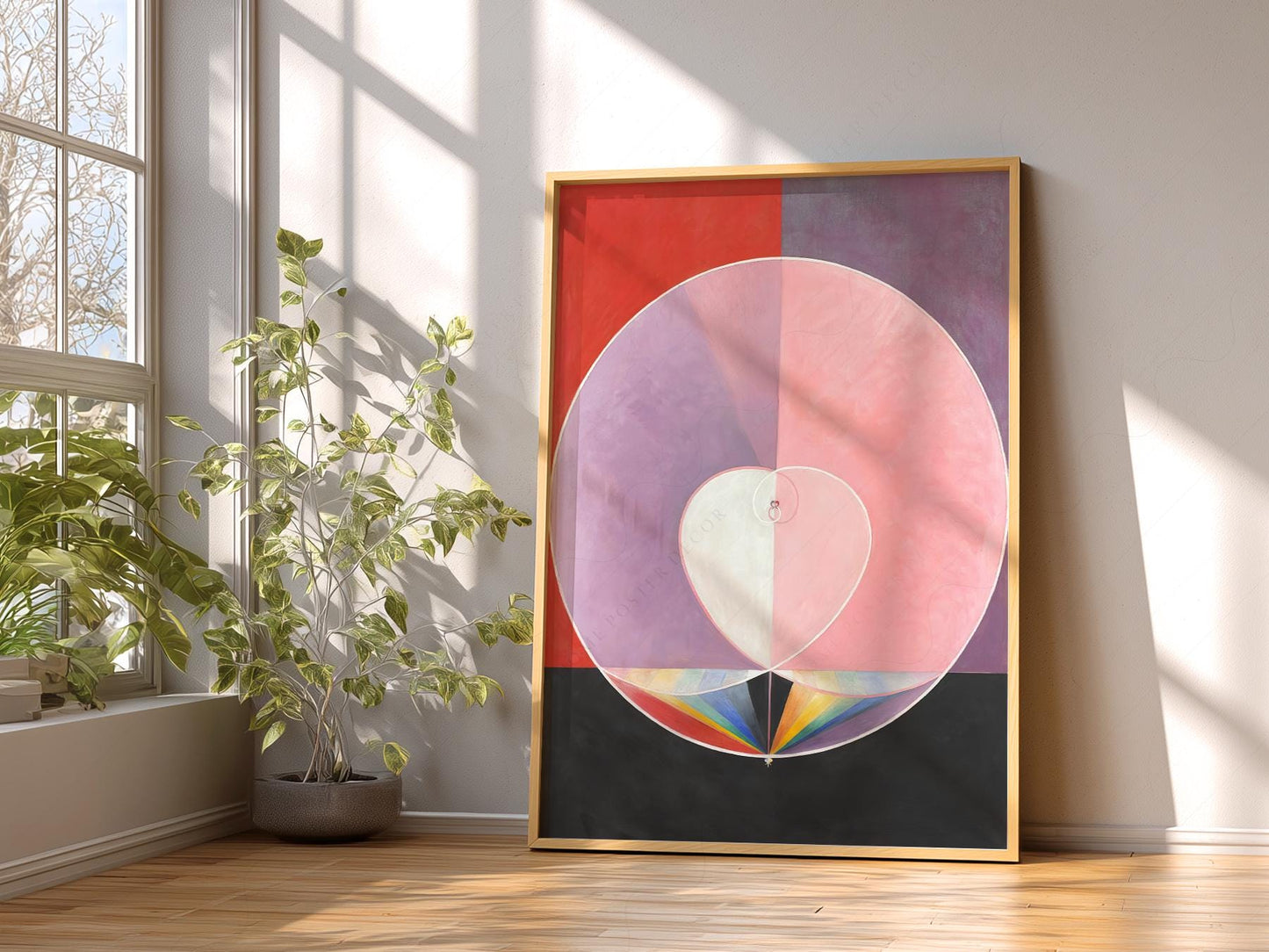 Hilma af Klint Doves No. 2 Art Print – Abstract – art poster for living room