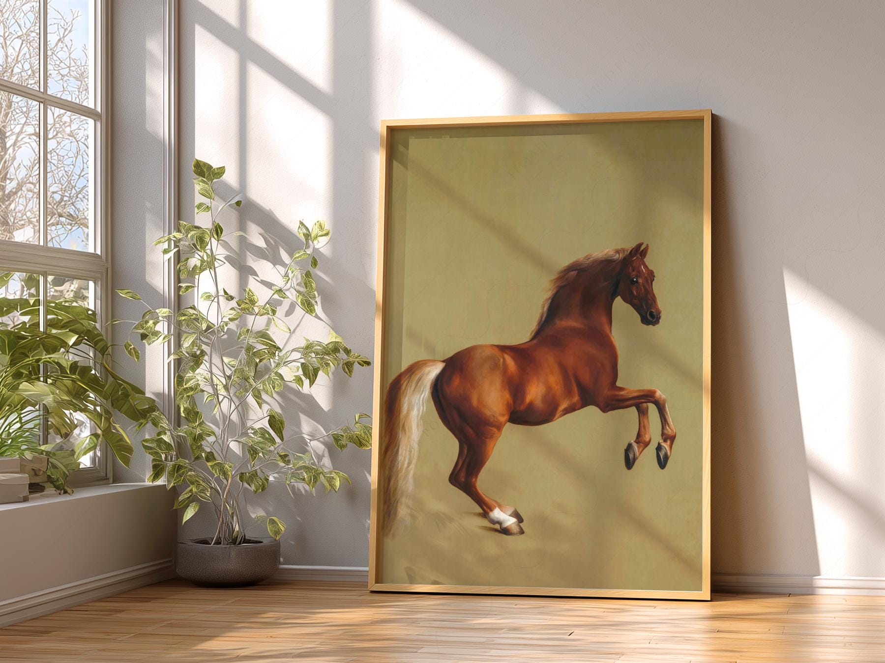George Stubbs Whistlejacket Art Print – Classic Horse – high quality art print