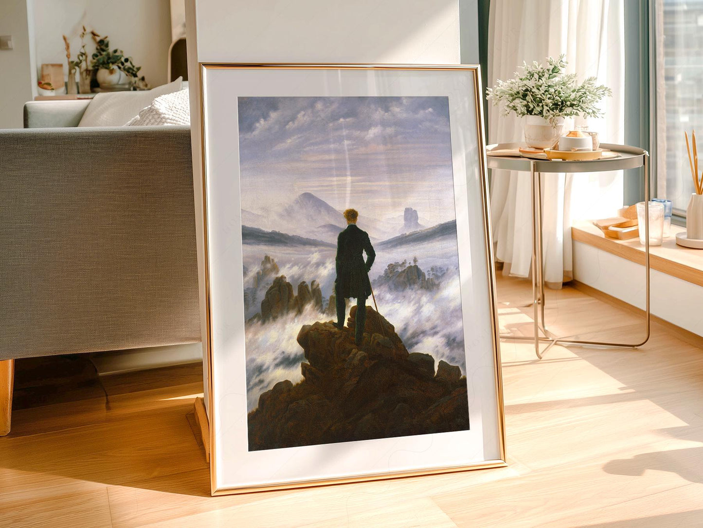 Caspar David Friedrich Wanderer Above the Sea of Fog – archival paper art print