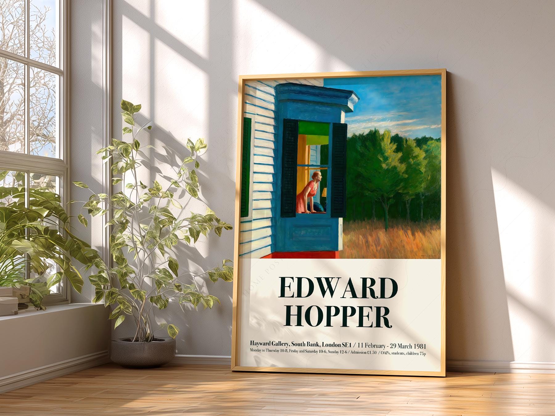 Edward Hopper Cape Cod Morning Exhibition Poster – fine art wall poster