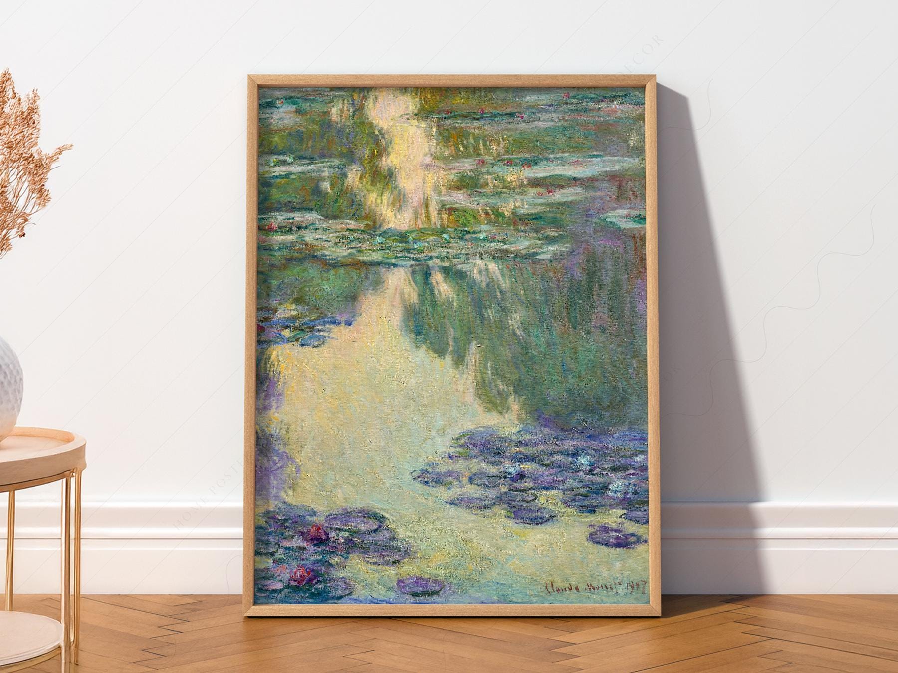 Claude Monet Water Lilies Art Print – Impressionist – art poster for living room