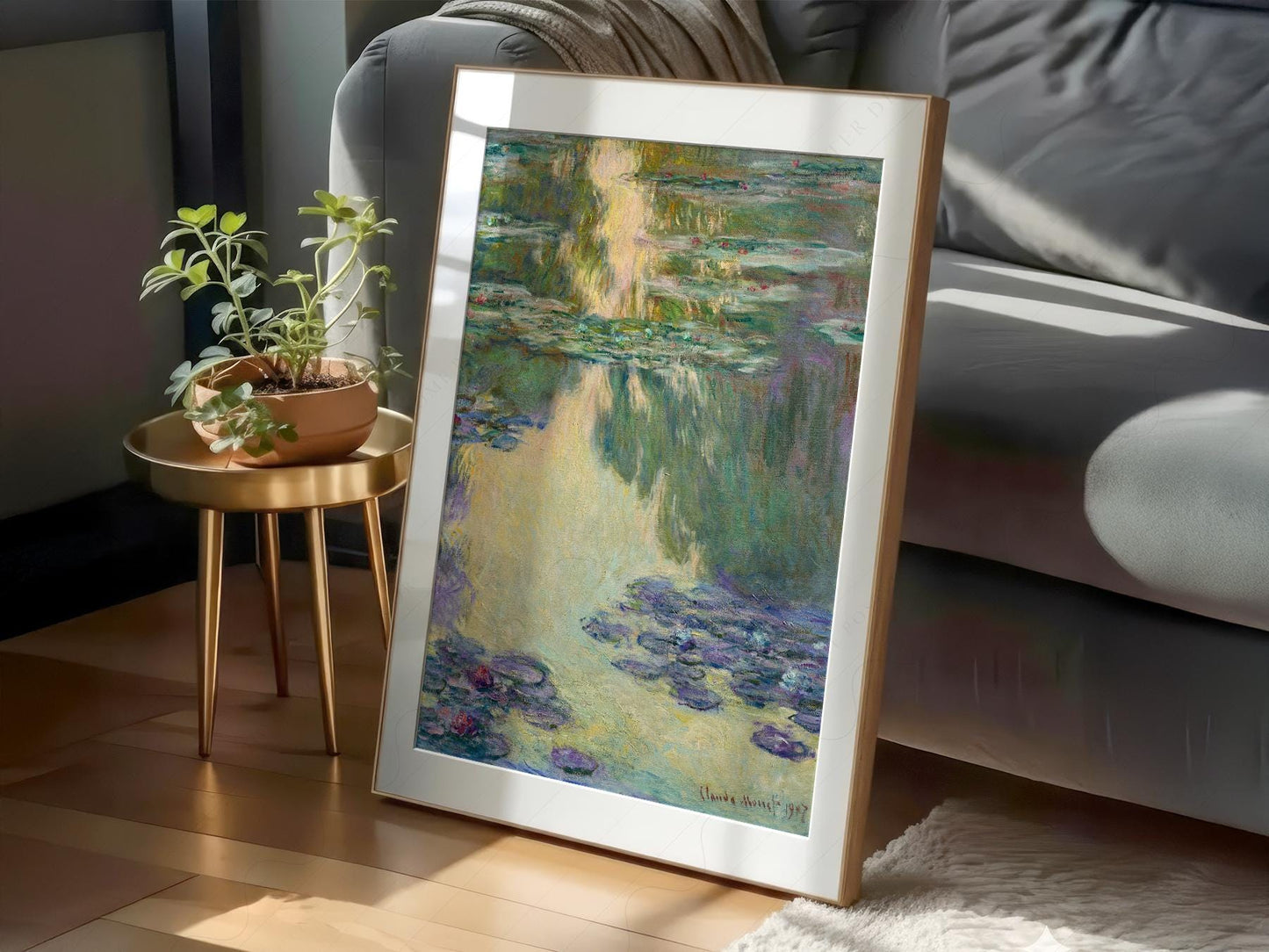 Claude Monet Water Lilies Art Print – Impressionist – fine art wall poster