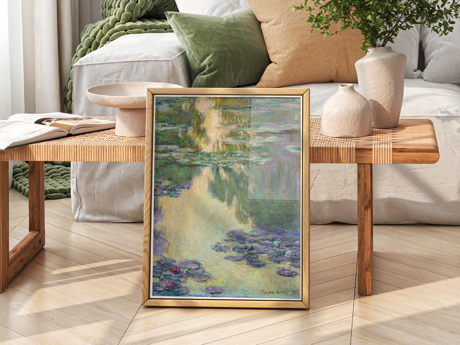 Claude Monet Water Lilies Art Print – Impressionist – archival paper art print