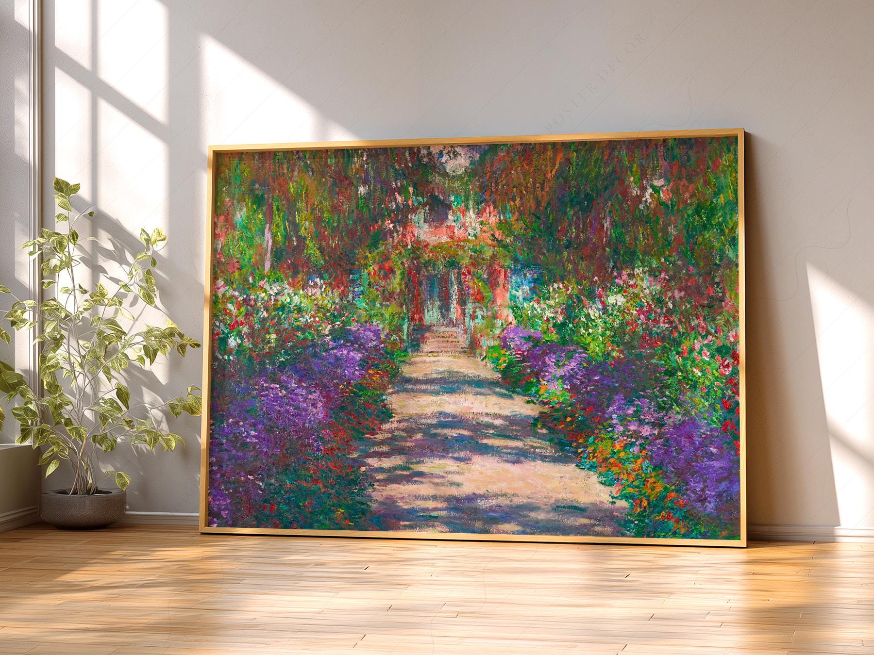 Claude Monet Pathway in Monet's Garden at Giverny – museum quality art print