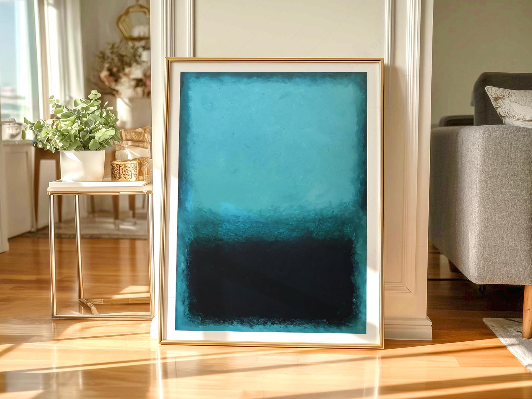 Mark Rothko Blue Abstract Art Print – Modern – high quality art print