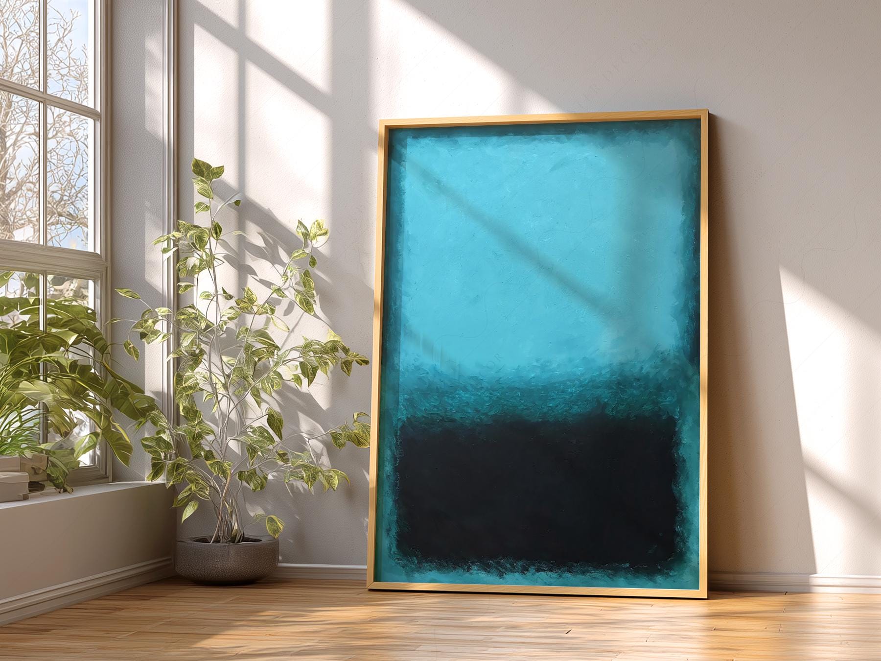 Mark Rothko Blue Abstract Art Print – Modern – archival paper art print