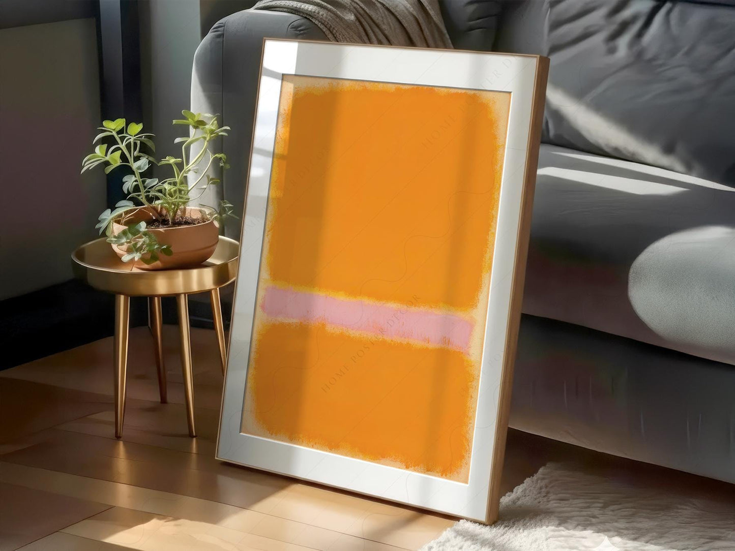 Mark Rothko Orange Yellow Art Print – Abstract – art poster for living room