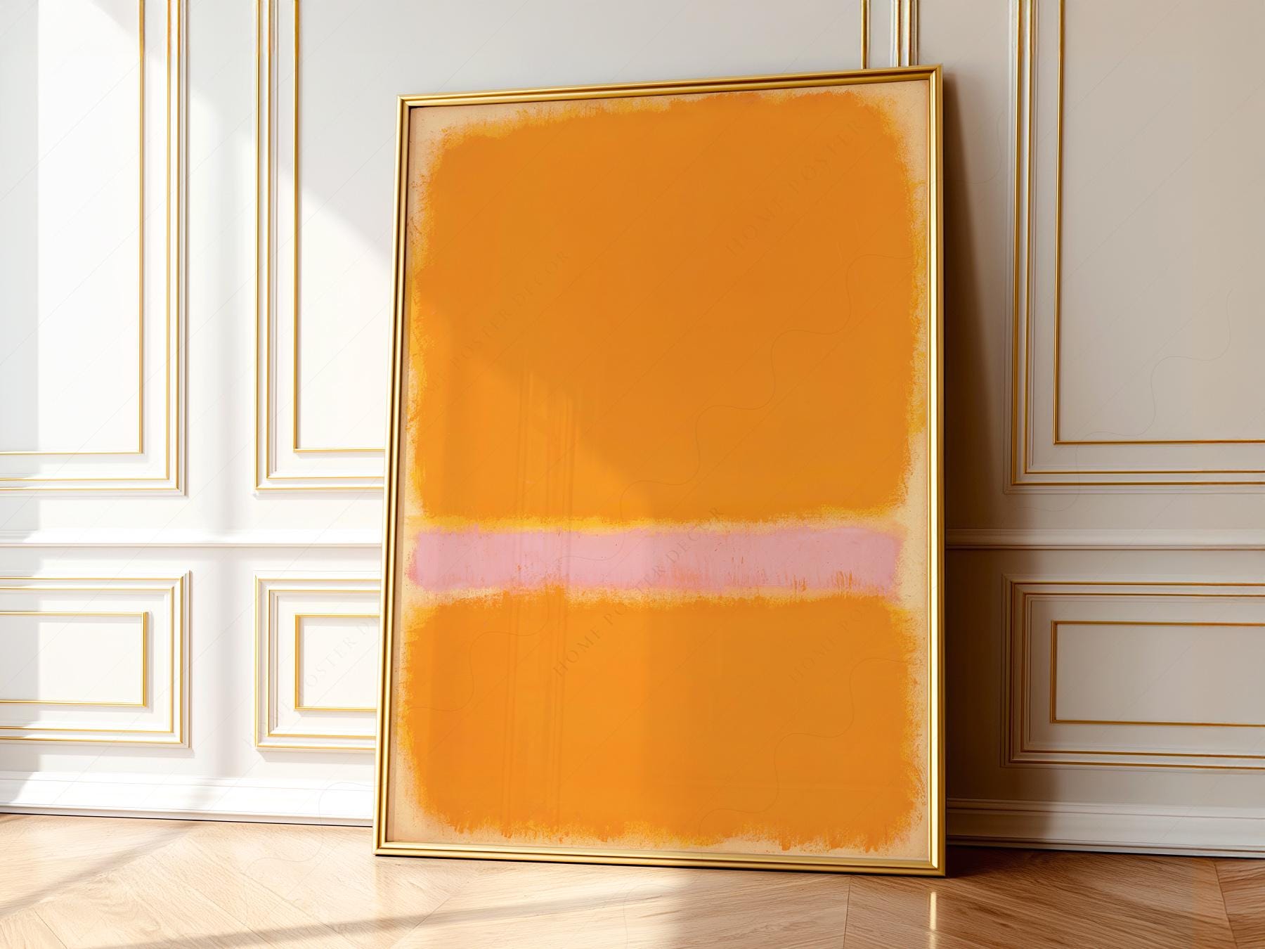 Mark Rothko Orange Yellow Art Print – Abstract – exhibition poster wall art