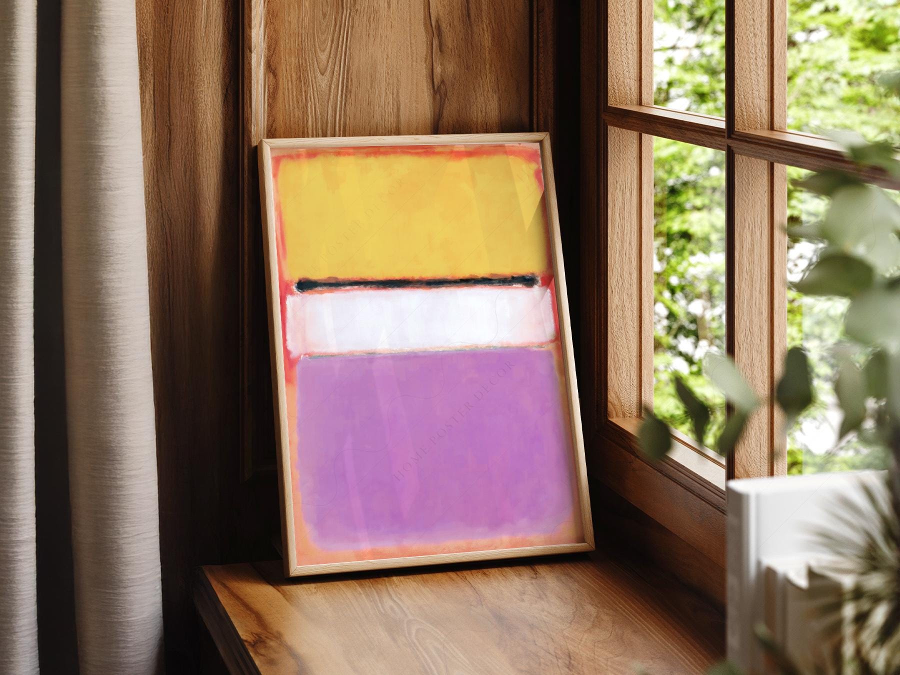 Mark Rothko White Center Art Print – Abstract – museum quality art print