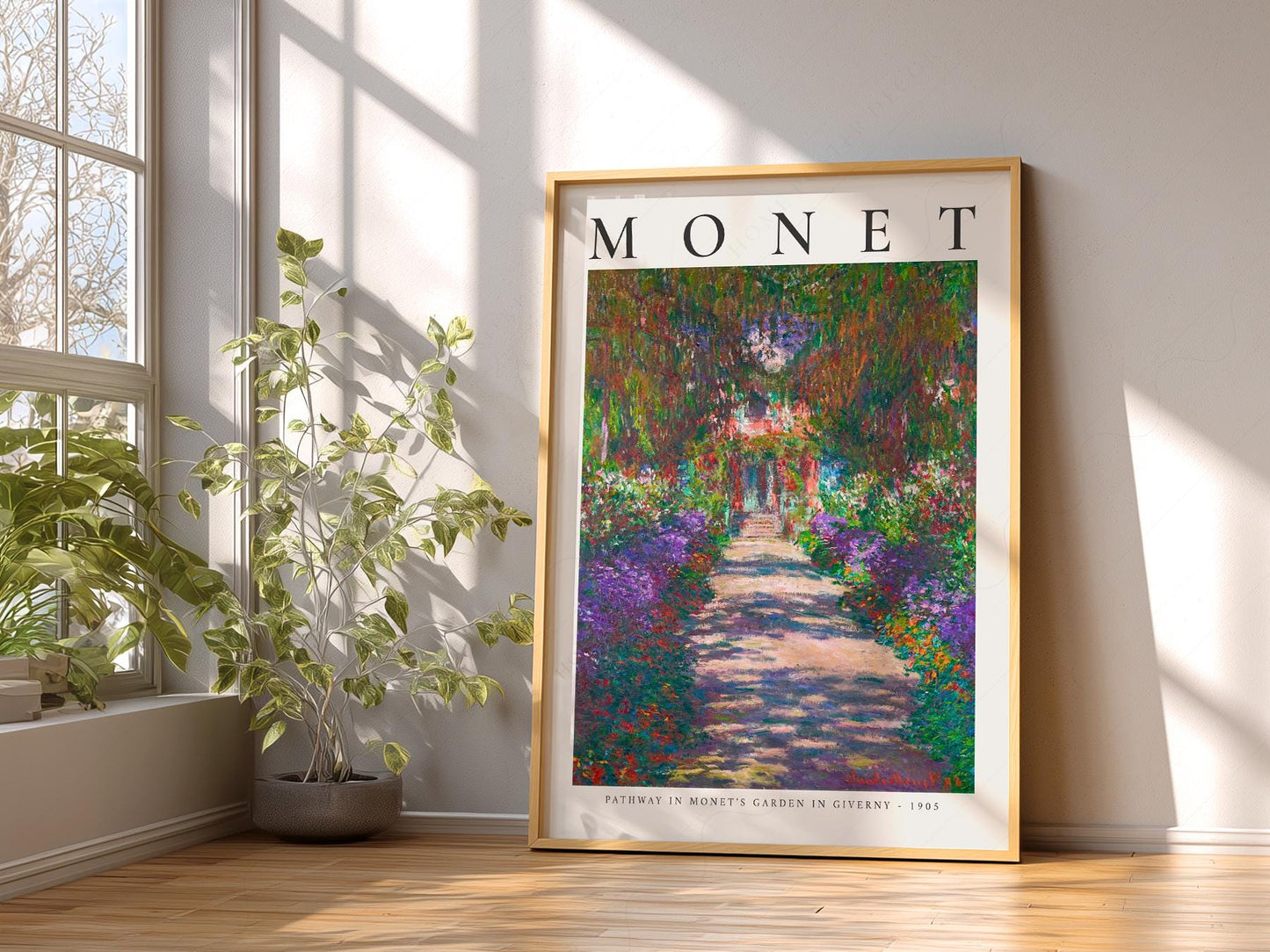 Claude Monet Pathway in Monet's Garden at Giverny – archival paper art print