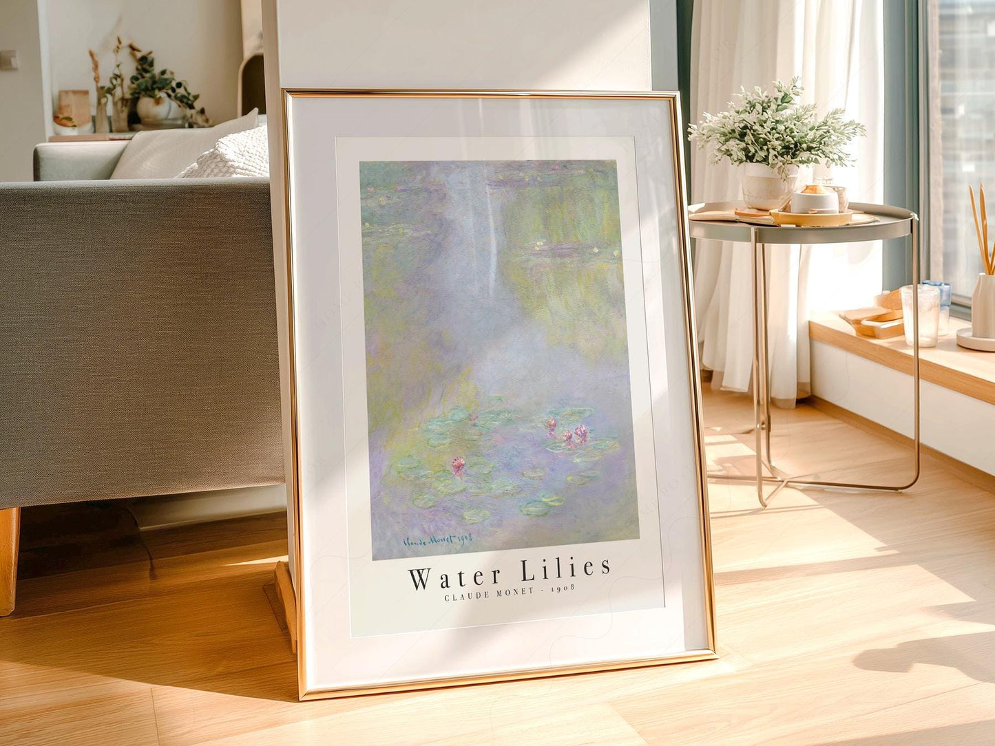 Claude Monet Water Lilies 1908 Art Print – Classic – museum quality art print