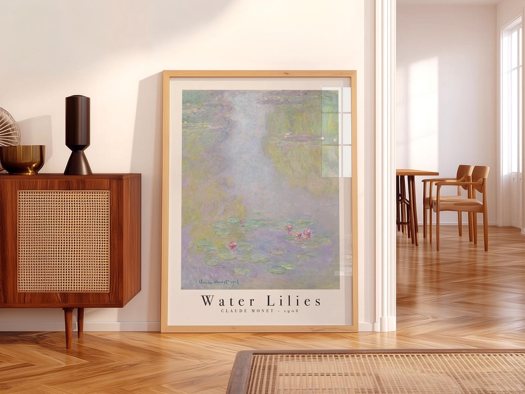 Claude Monet Water Lilies 1908 Art Print – Classic – classic art print reproduction