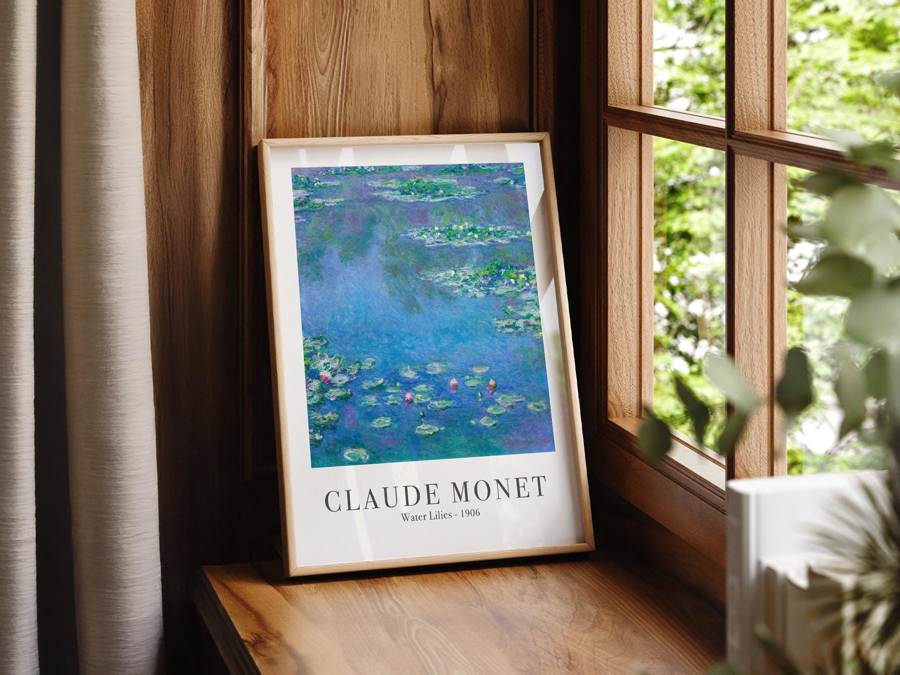 Claude Monet Water Lilies 1906 Art Print – Classic – museum quality art print