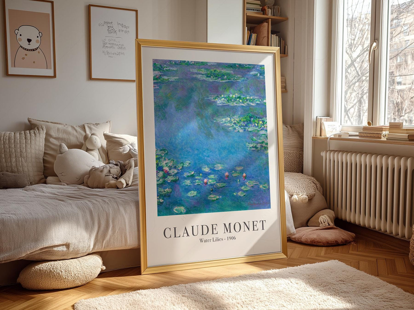 Claude Monet Water Lilies 1906 Art Print – Classic – art poster for living room