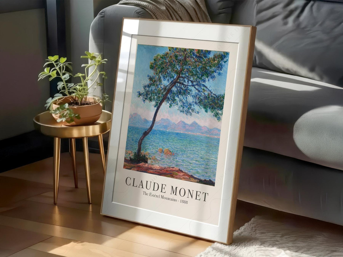 Claude Monet The Estérel Mountains Art Print – French – classic art print reproduction