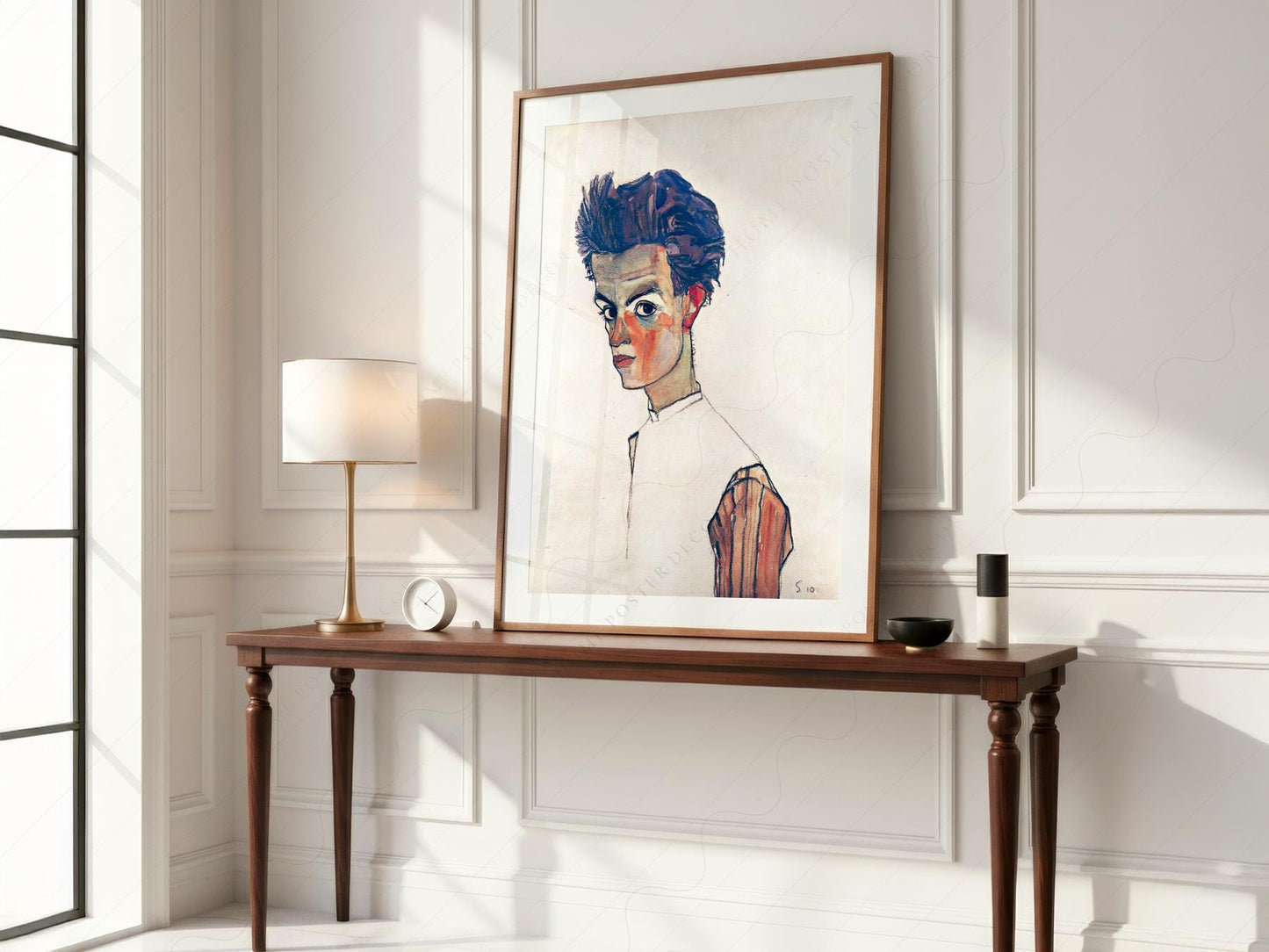 Egon Schiele Self-Portrait Art Print – Expressionist – museum quality art print