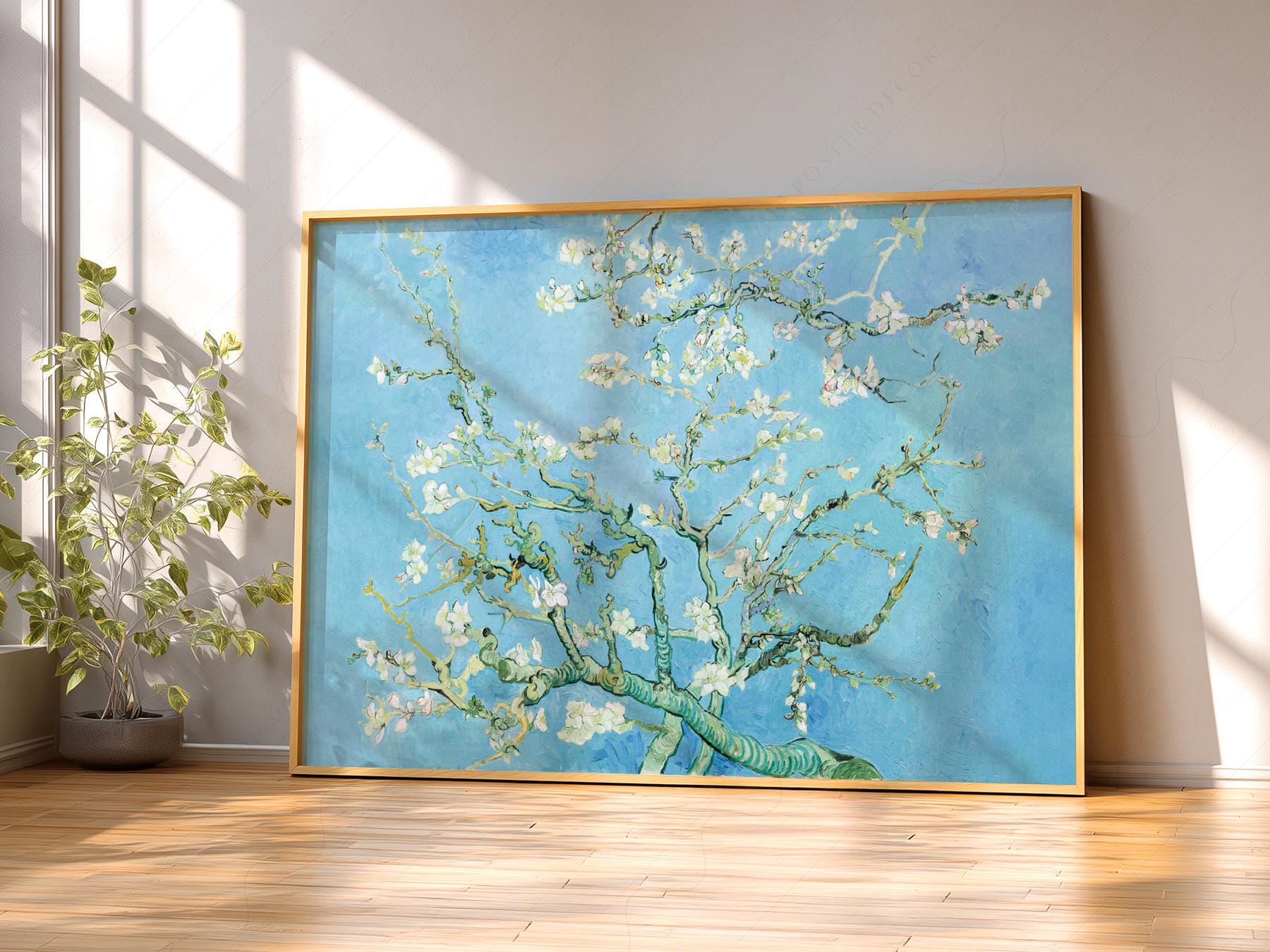 Van Gogh Almond Blossom Print – Famous Painting Wall – children's illustration print