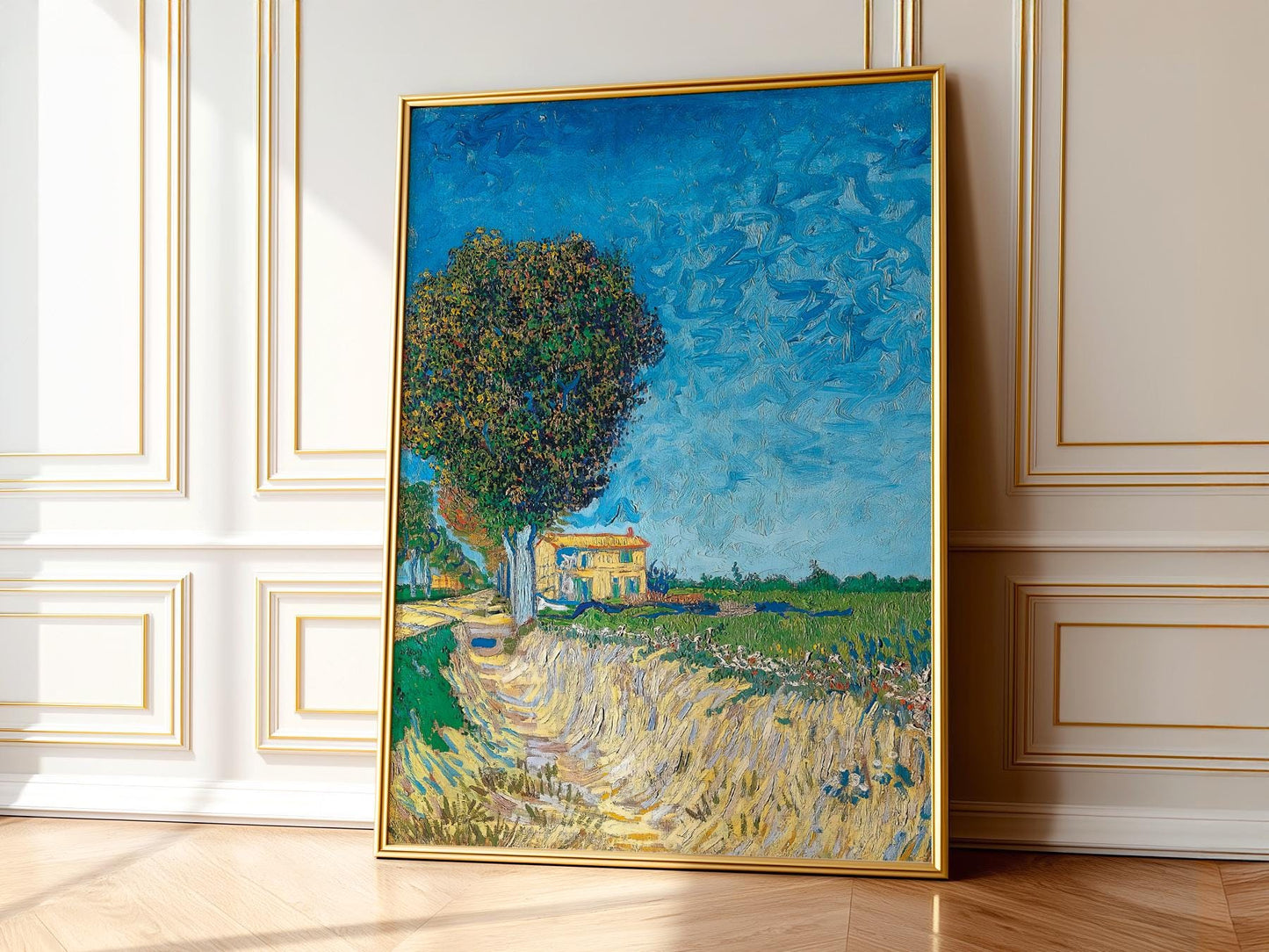 Vincent van Gogh A Lane Near Arles Art Print – Famous – gallery wall art poster