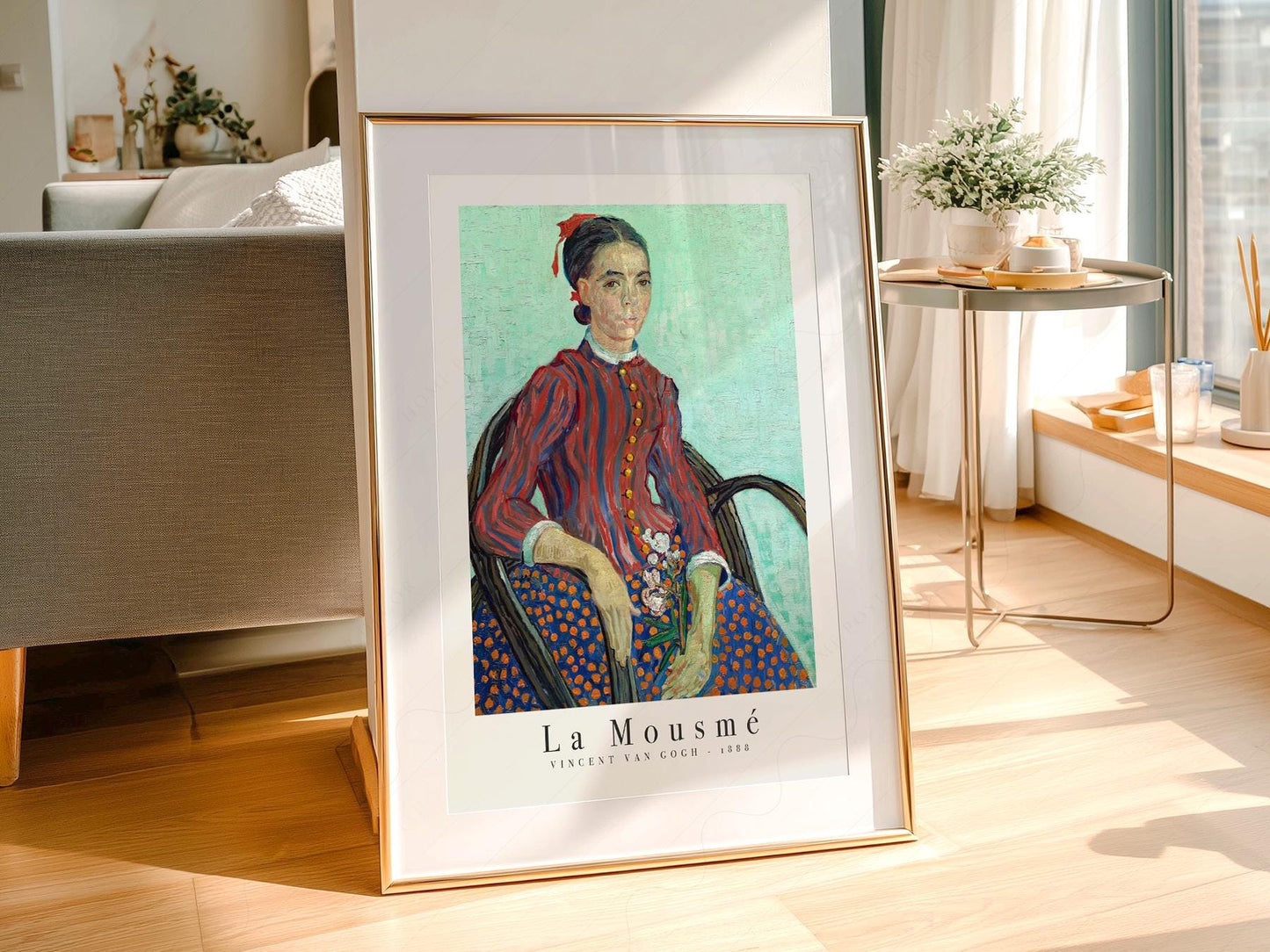 Vincent van Gogh La Mousmé Art Print – Famous Painting – classic art print reproduction