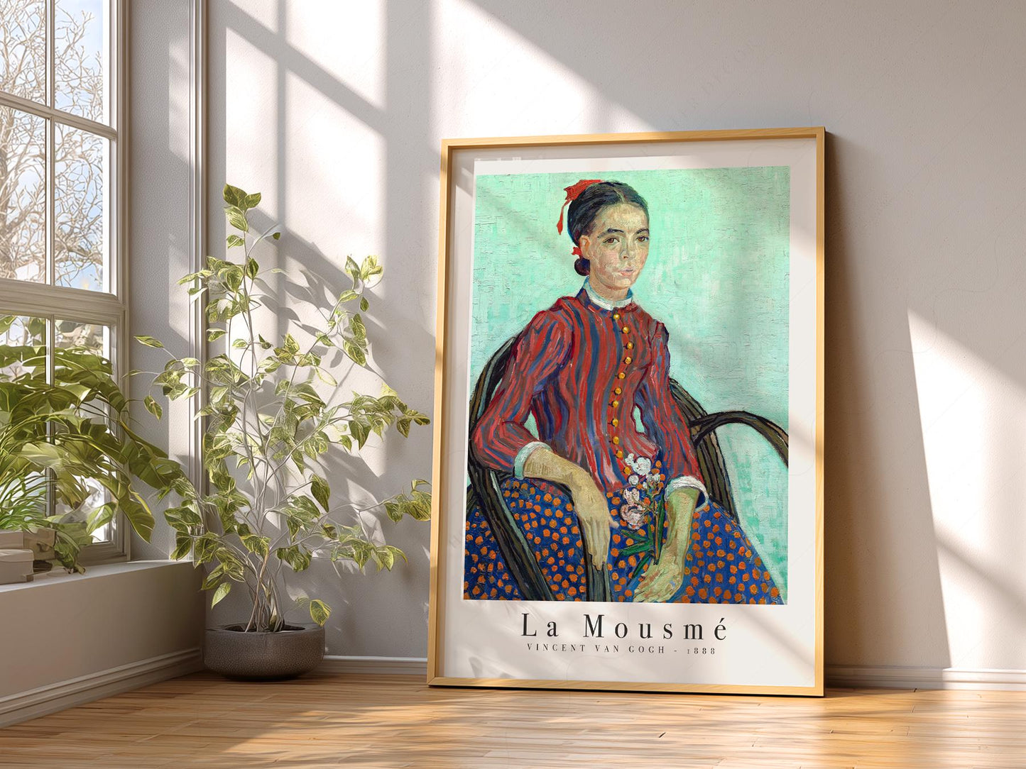 Vincent van Gogh La Mousmé Art Print – Famous Painting – art poster for living room