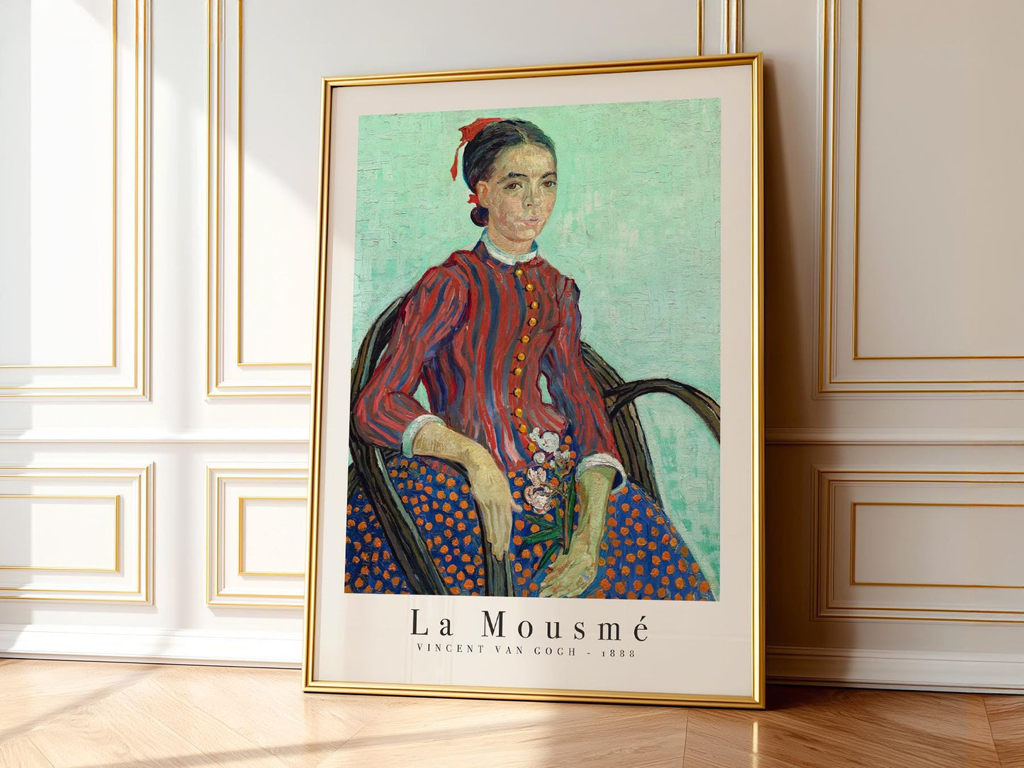 Vincent van Gogh La Mousmé Art Print – Famous Painting – exhibition poster wall art