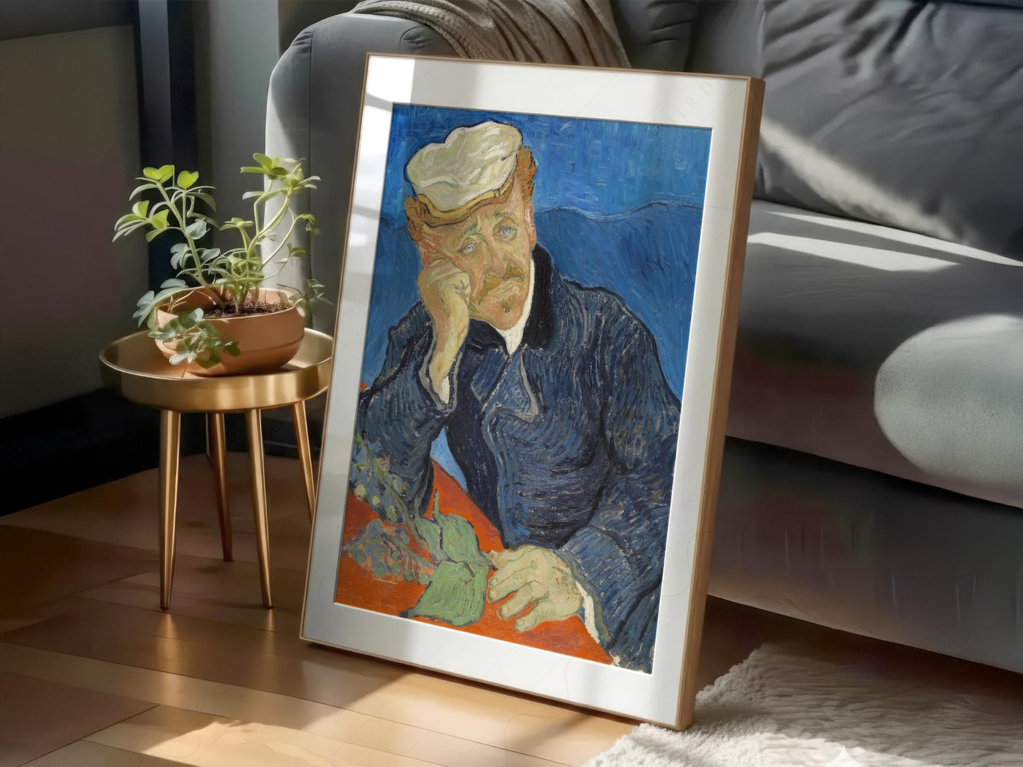 Vincent Van Gogh Portrait of Dr. Gachet Print – Famous – art poster for living room
