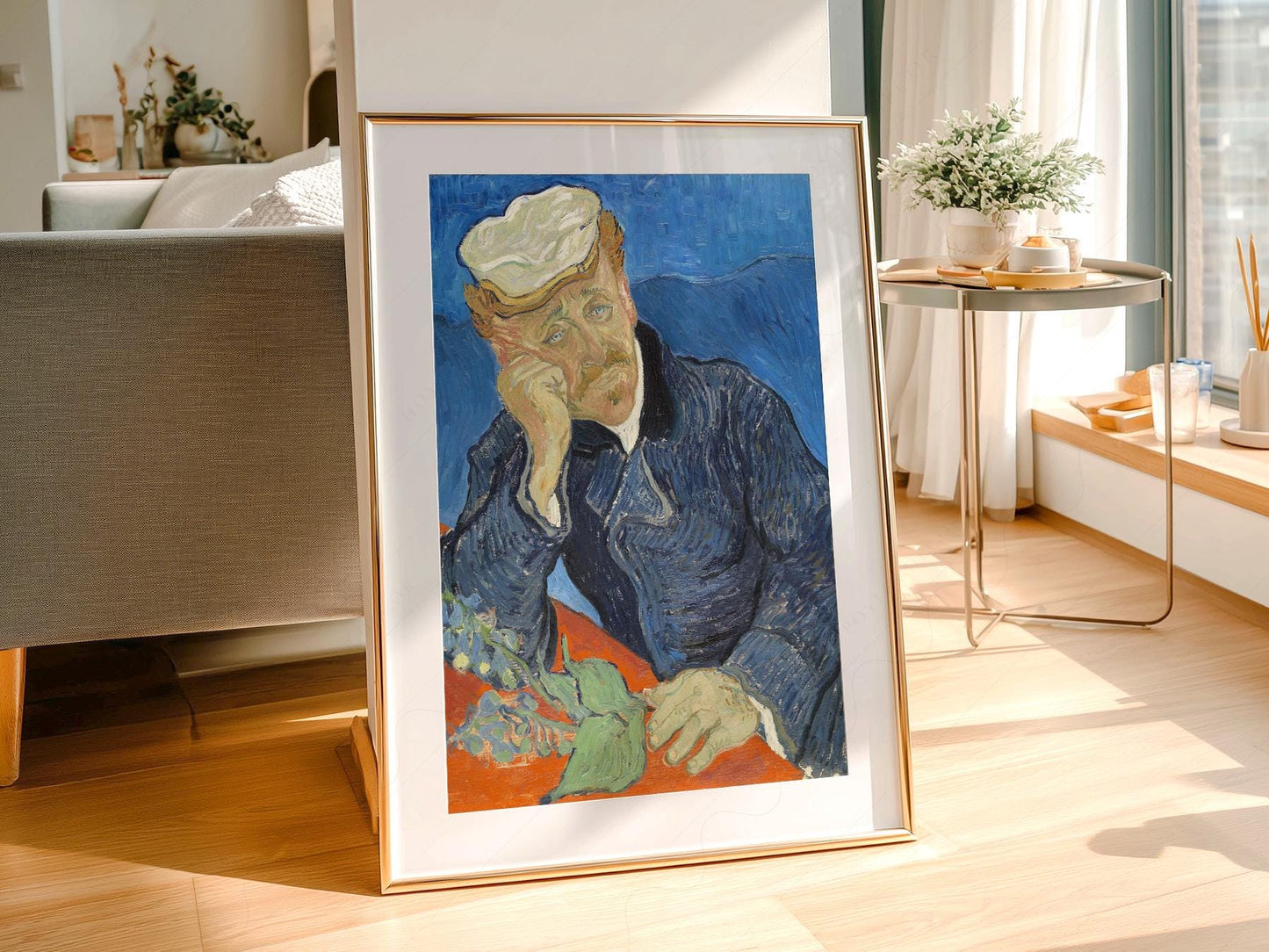 Vincent Van Gogh Portrait of Dr. Gachet Print – Famous – archival paper art print