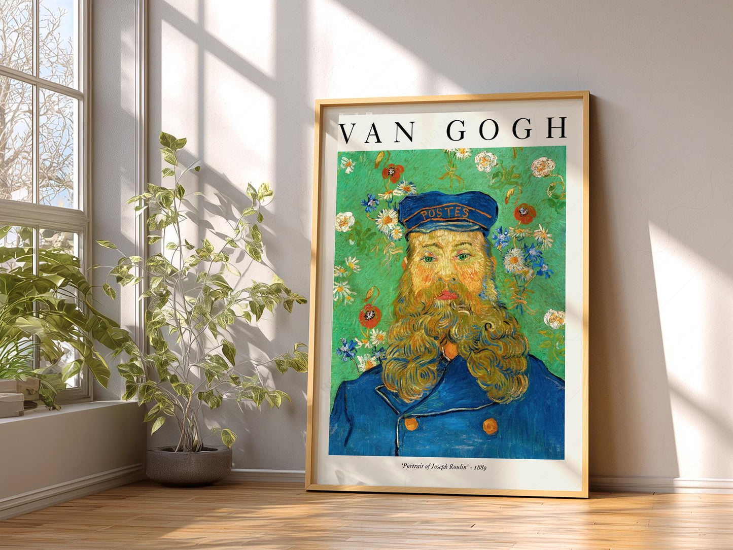 Van Gogh Portrait of Joseph Roulin Art Print – Famous – archival paper art print