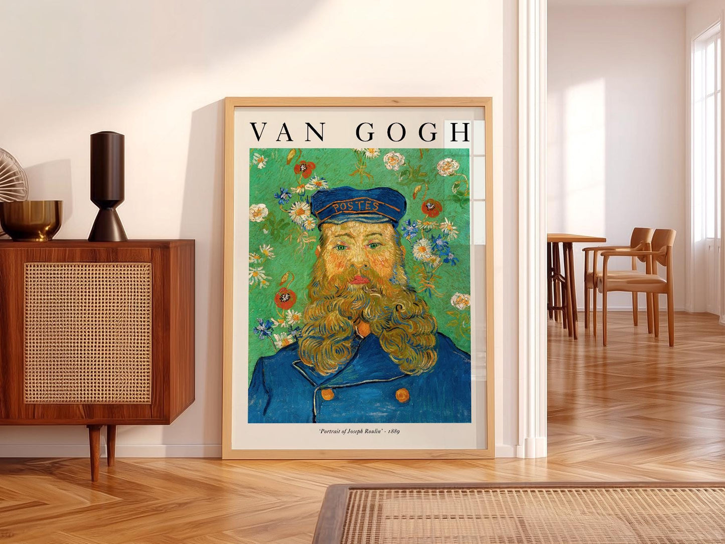Van Gogh Portrait of Joseph Roulin Art Print – Famous – high quality art print