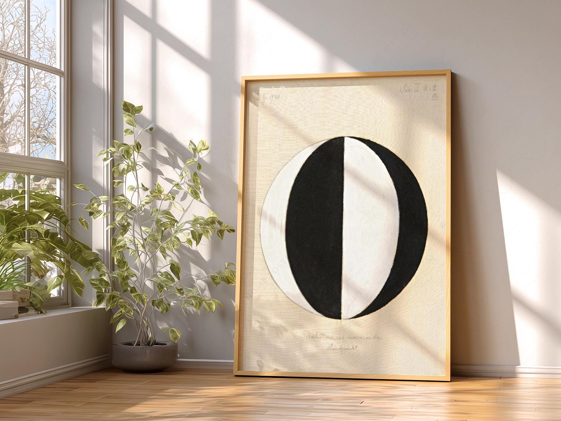 Hilma af Klint No 2a The Current Standpoint of the – art poster for living room