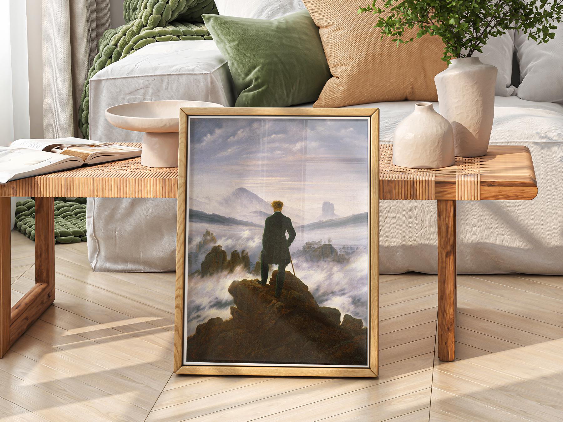 Caspar David Friedrich Wanderer Above the Sea of Fog – high quality art print