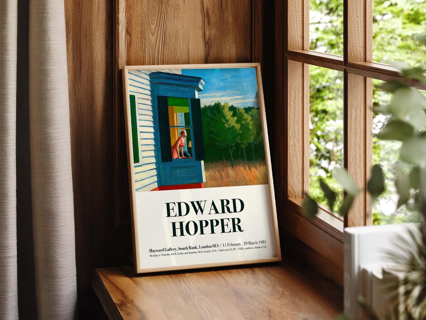 Edward Hopper Cape Cod Morning Exhibition Poster – museum quality art print