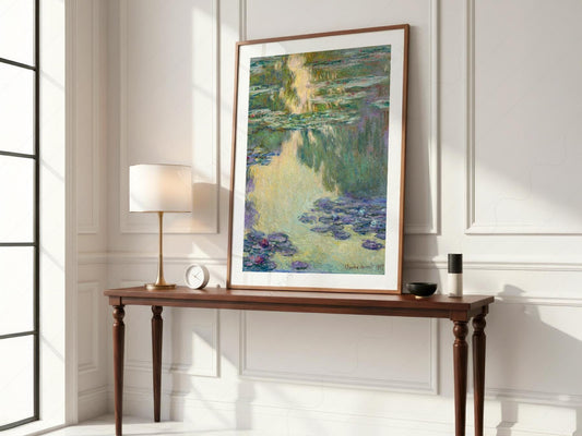 Claude Monet Water Lilies Art Print – Impressionist – fine art print wall decor