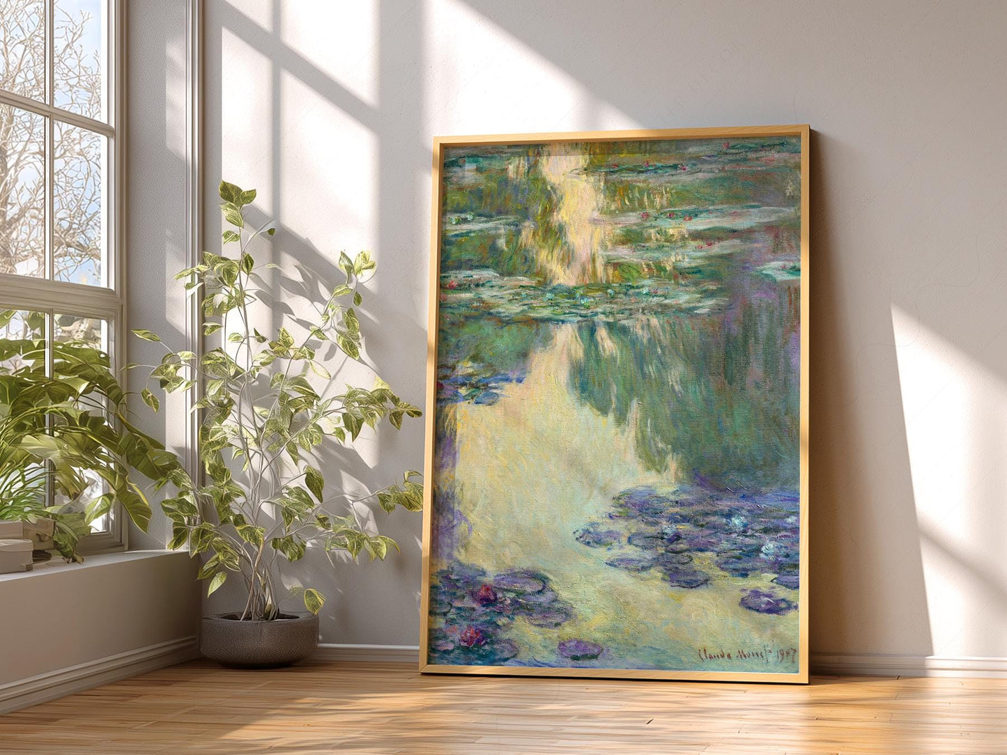 Claude Monet Water Lilies Art Print – Impressionist – classic art print reproduction