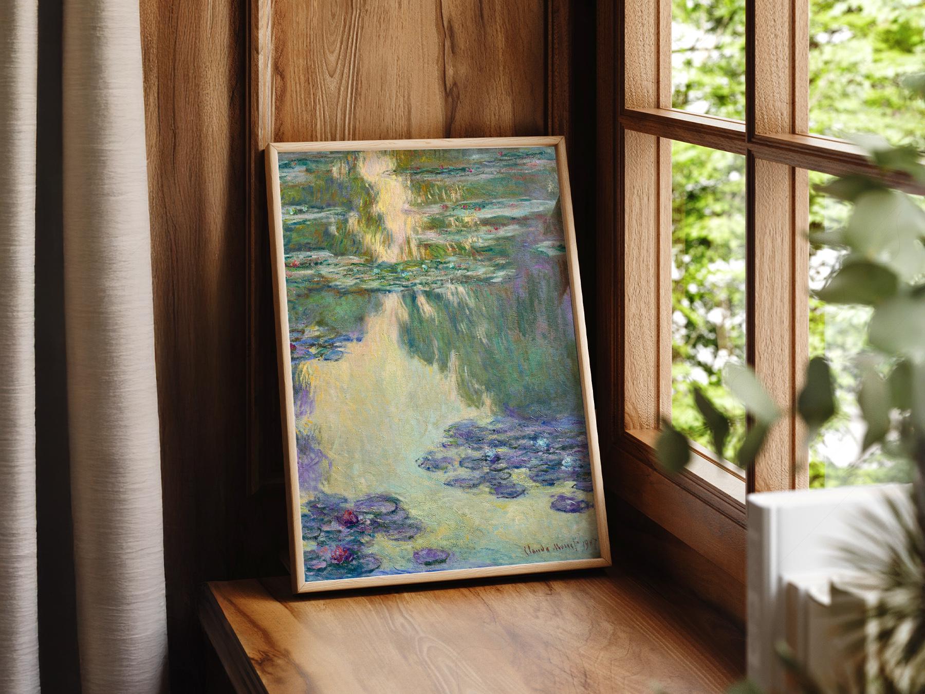 Claude Monet Water Lilies Art Print – Impressionist – museum quality art print