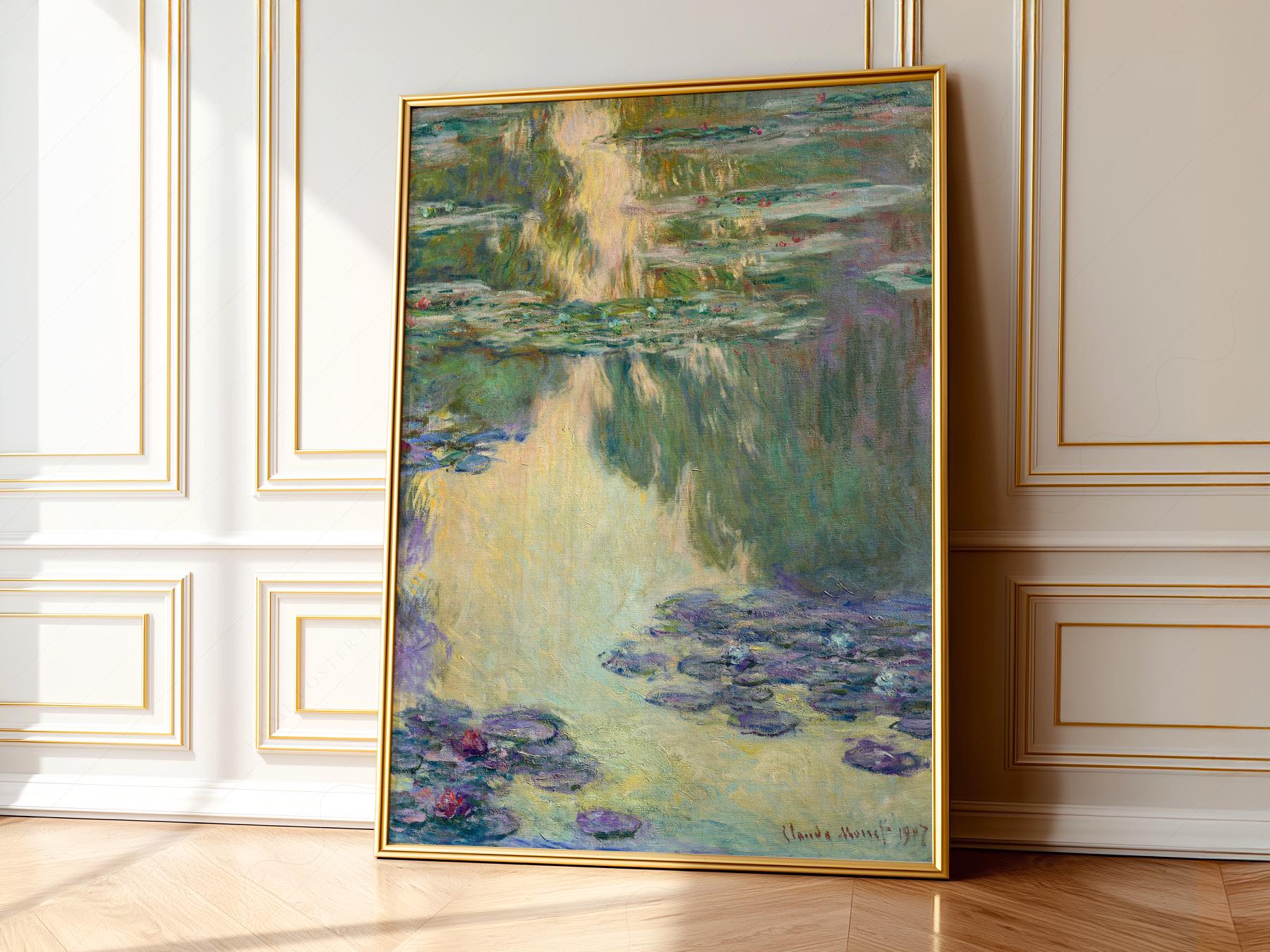Claude Monet Water Lilies Art Print – Impressionist – high quality art print