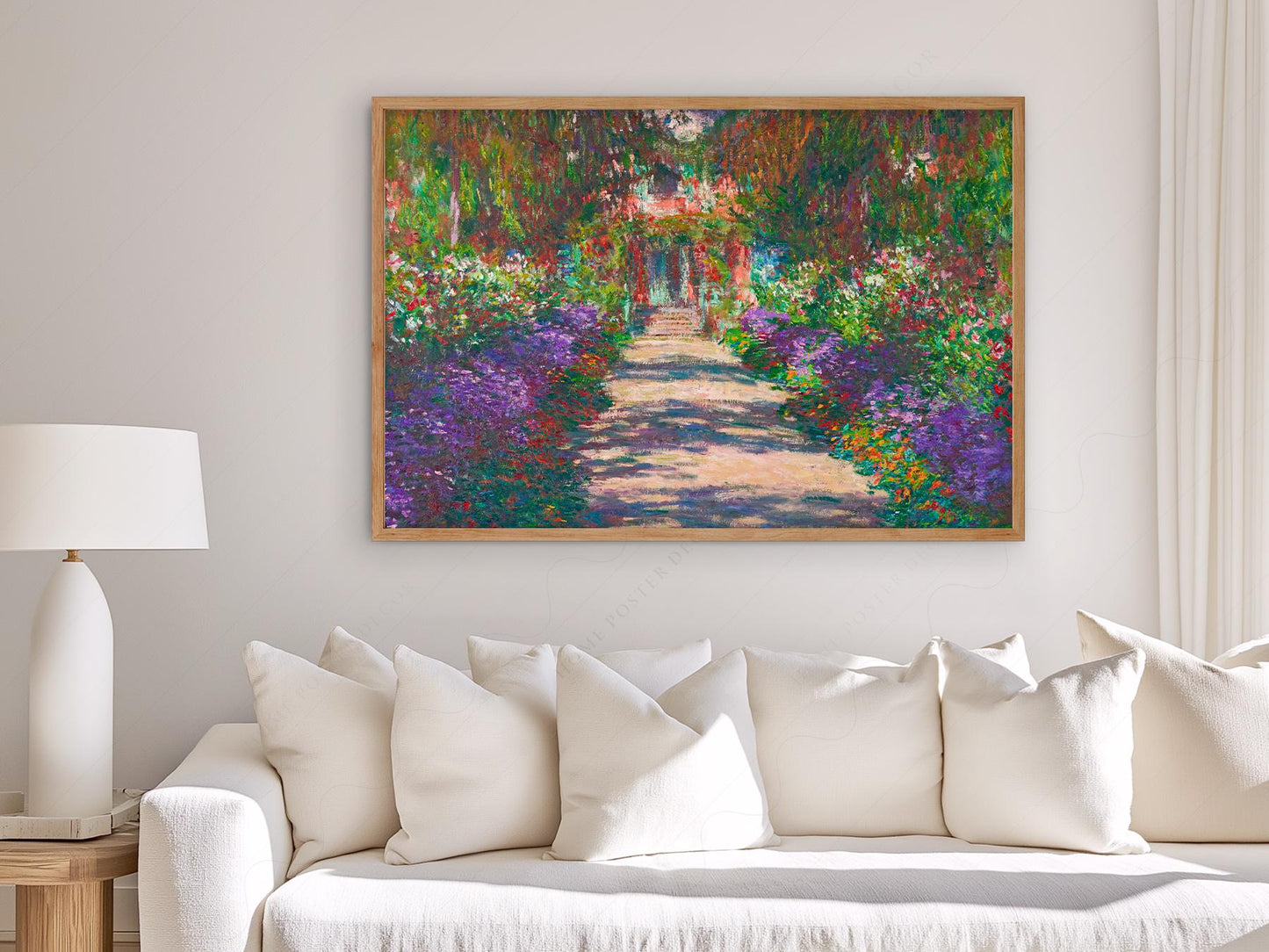 Claude Monet Pathway in Monet's Garden at Giverny – gallery wall art poster