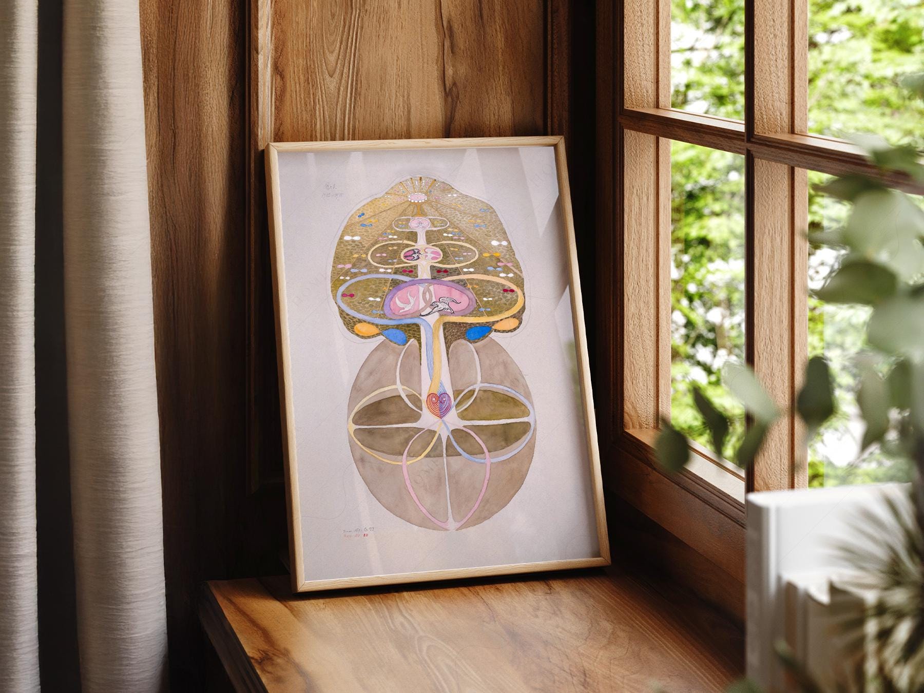 Hilma af Klint Tree of Knowledge Print – Mystical – fine art wall poster