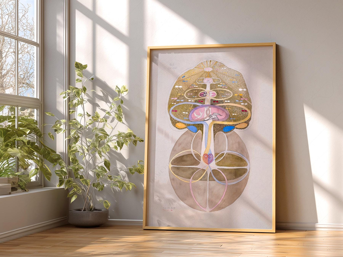 Hilma af Klint Tree of Knowledge Print – Mystical – archival paper art print
