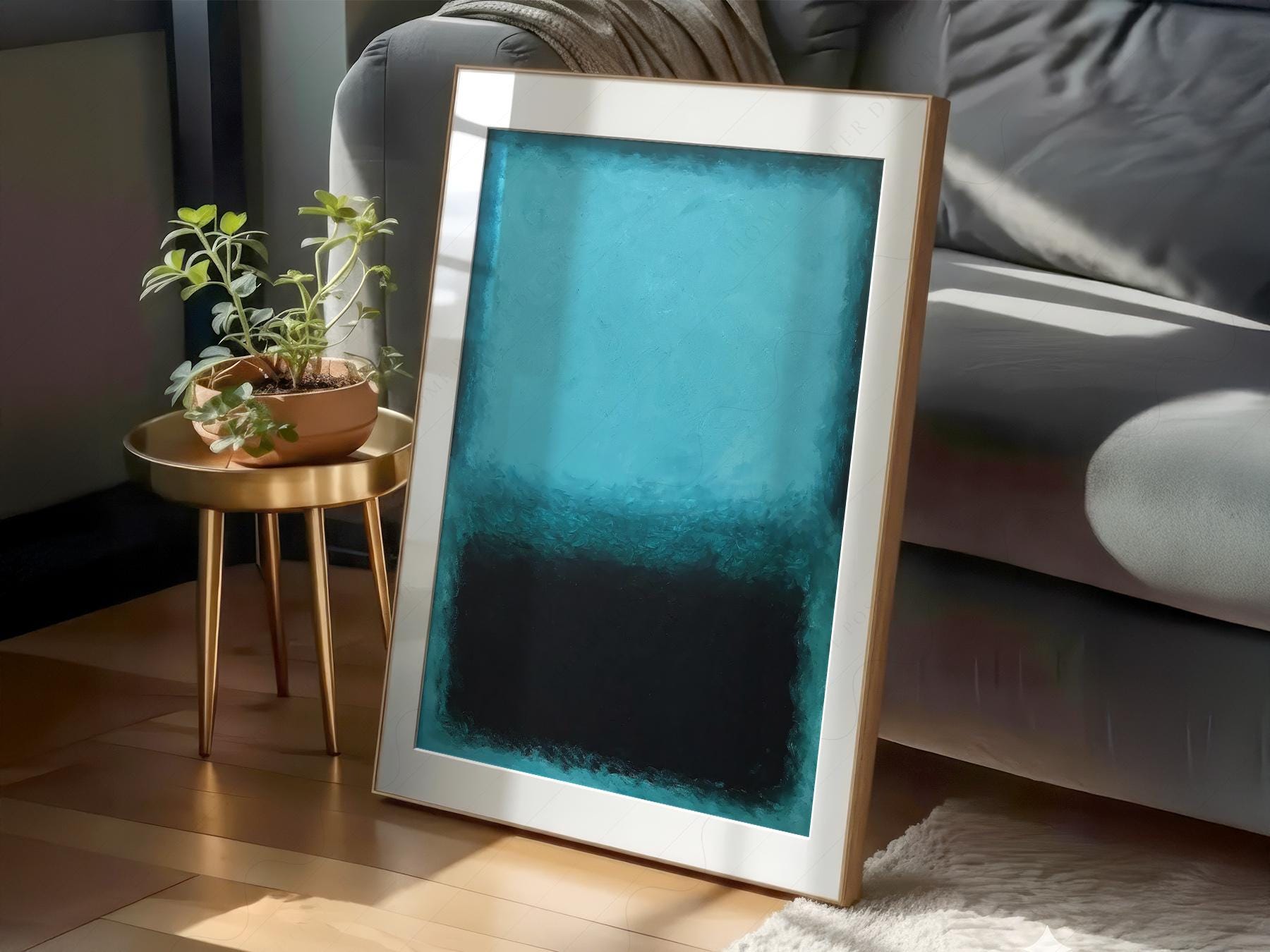 Mark Rothko Blue Abstract Art Print – Modern – classic art print reproduction