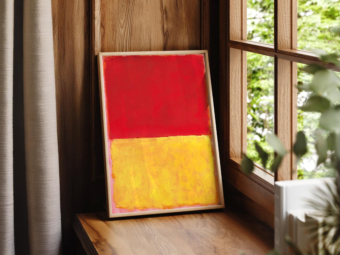 Mark Rothko Red and Yellow Abstract Art Print – Modern – museum quality art print