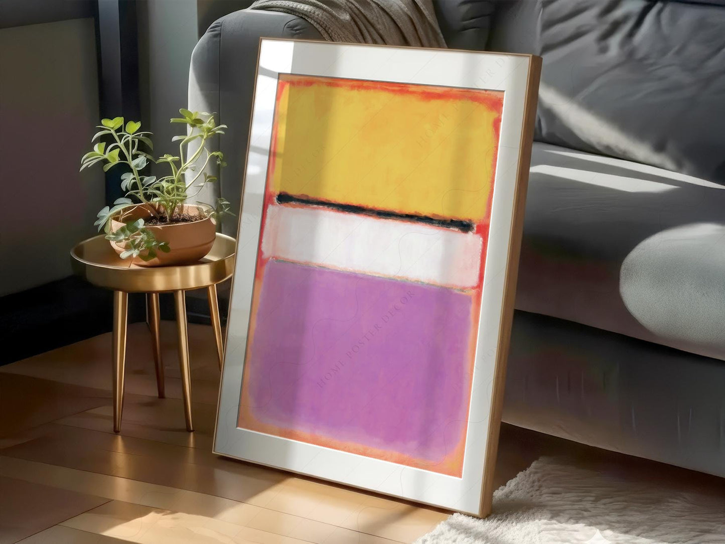 Mark Rothko White Center Art Print – Abstract – high quality art print