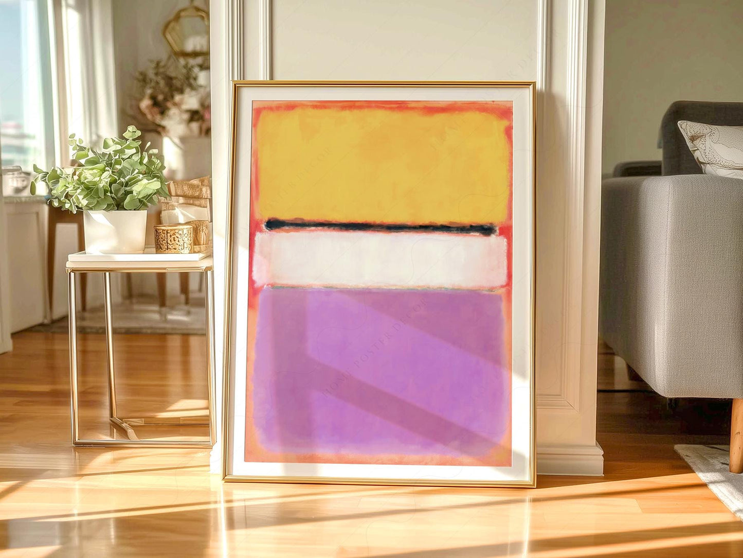 Mark Rothko White Center Art Print – Abstract – gallery wall art poster
